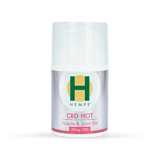 HEMPE 50mg CBD Hot Muscle & Joint Gel -  50ml - www.justgovape.co.uk