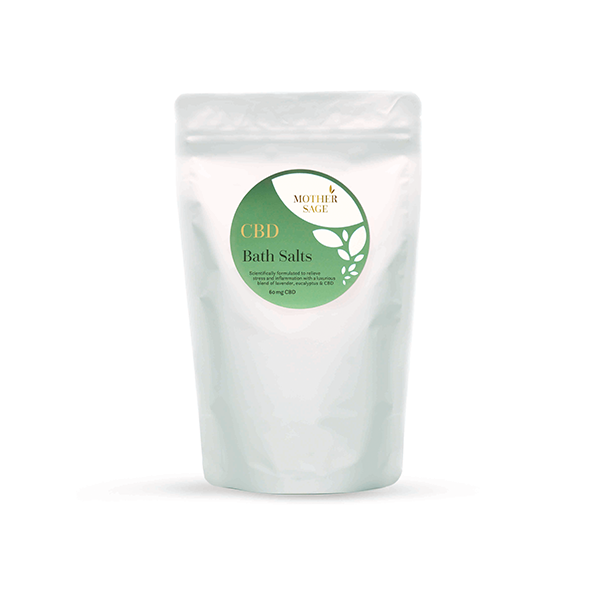 MotherSage 60mg CBD Bath Salts - 300g - www.justgovape.co.uk