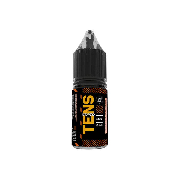 6mg Tens 50/50 10ml (50VG/50PG) - Pack Of 10 - www.justgovape.co.uk