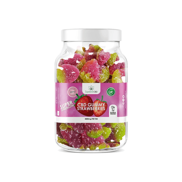 Supreme CBD 4800mg Broad Spectrum CBD Super Strength Gummies - www.justgovape.co.uk