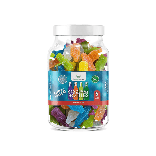 Supreme CBD 4800mg Broad Spectrum CBD Super Strength Gummies - www.justgovape.co.uk