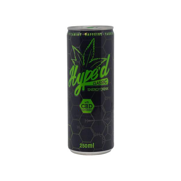 Hype'd CBD Classic Cannabis Flavoured Energy Drink 250ml - www.justgovape.co.uk