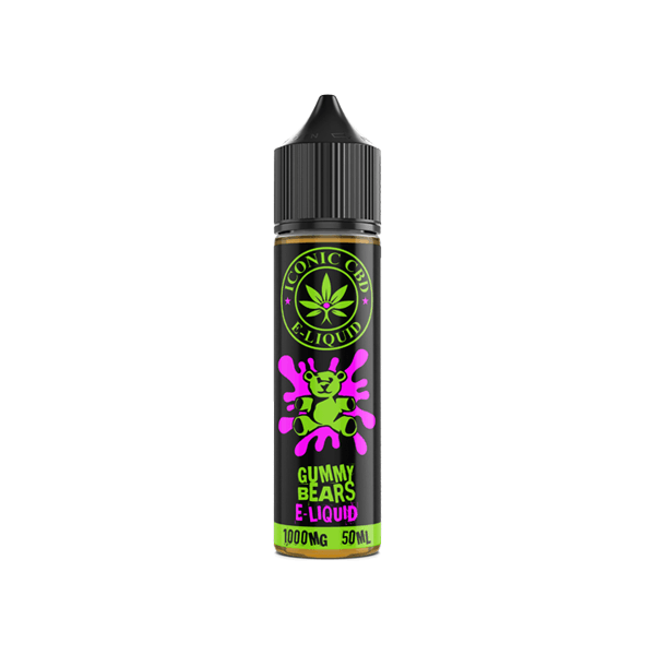 Iconic CBD 1000mg CBD E-liquid 50ml (50VG/50PG) - www.justgovape.co.uk