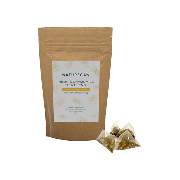 Naturecan 300mg CBD Hemp Tea - 20 Bags - www.justgovape.co.uk