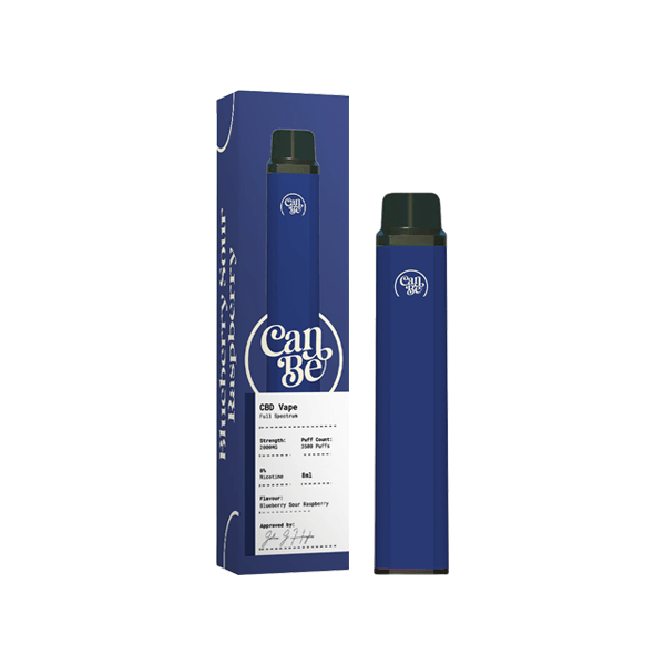 CanBe 2000mg CBD Disposable Vape Device 3500 Puffs - www.justgovape.co.uk