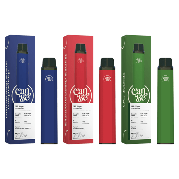 CanBe 2000mg CBD Disposable Vape Device 3500 Puffs - www.justgovape.co.uk