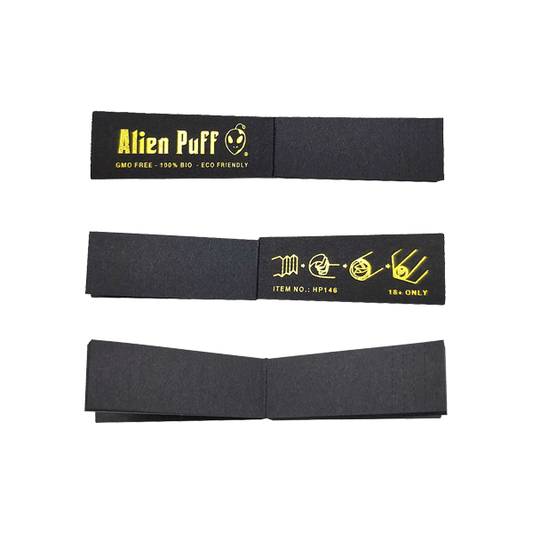 50 Alien Puff Black & Gold Filter Tips - www.justgovape.co.uk