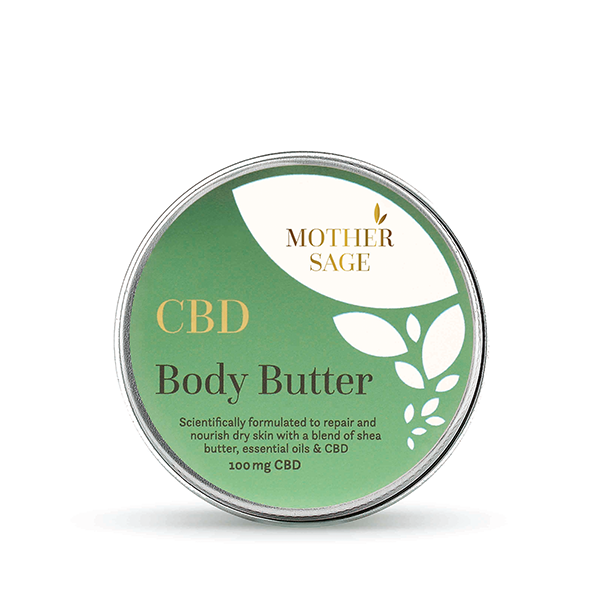 MotherSage 100mg CBD Body Butter - 100ml - www.justgovape.co.uk