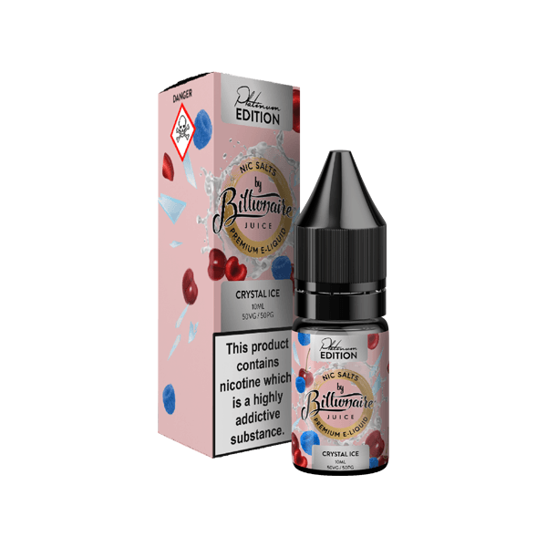 10mg Billionaire Juice Platinum Edition 10ml Nic Salts (50VG/50PG) - www.justgovape.co.uk