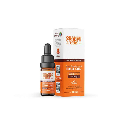 Orange County CBD 500mg Full Spectrum CBD Oil - 10ml - www.justgovape.co.uk