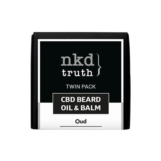 NKD 150mg CBD Twin Pack OUD Beard Oil and balm (BUY 1 GET 1 FREE) - www.justgovape.co.uk