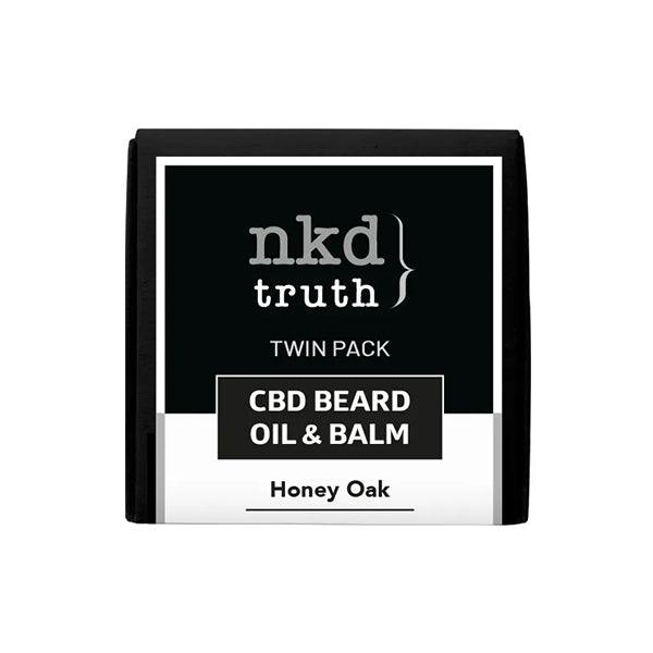 NKD 150mg CBD Twin Pack Honey Oak Beard Oil and balm (BUY 1 GET 1 FREE) - www.justgovape.co.uk