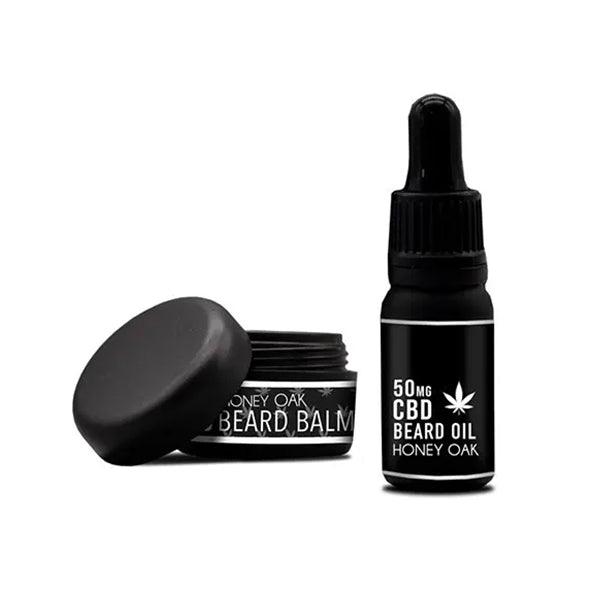 NKD 150mg CBD Twin Pack Honey Oak Beard Oil and balm (BUY 1 GET 1 FREE) - www.justgovape.co.uk