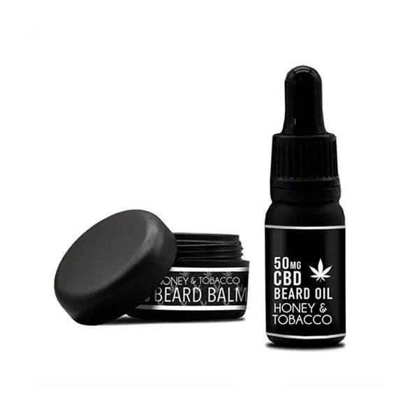 NKD 150mg CBD Twin Pack Honey Tobacco Beard Oil and balm (BUY 1 GET 1 FREE) - www.justgovape.co.uk