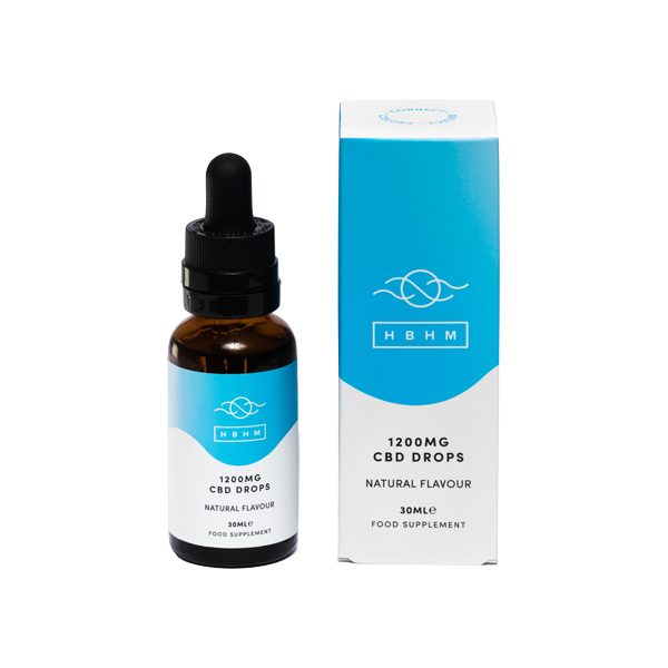 HBHM 1200mg CBD MCT Oil - 30ml - www.justgovape.co.uk