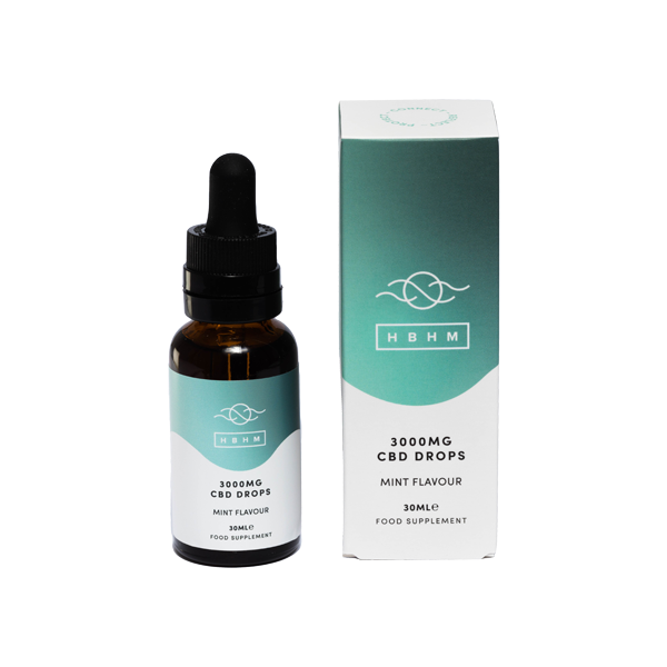 HBHM 3000mg CBD MCT Oil - 30ml - www.justgovape.co.uk