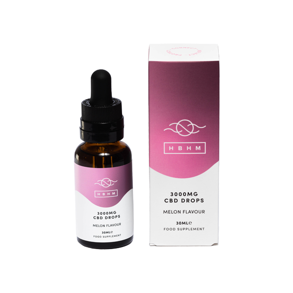 HBHM 3000mg CBD MCT Oil - 30ml - www.justgovape.co.uk