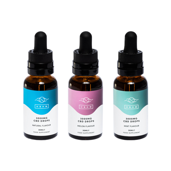 HBHM 3000mg CBD MCT Oil Bundle - 30ml - www.justgovape.co.uk