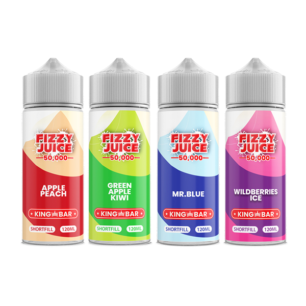 Fizzy Juice King Bar 100ml Shortfill 0mg (70VG/30PG) - www.justgovape.co.uk