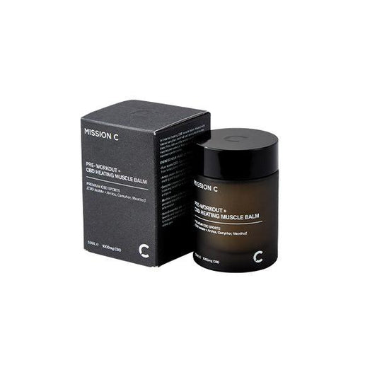 Mission C 1000mg CBD Pre-Workout & Heating Balm - 50ml - www.justgovape.co.uk