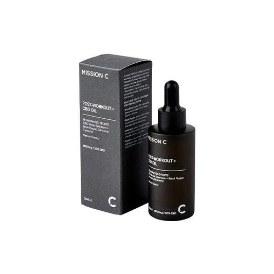 Mission C Post-Workout + 6000mg CBD Oil - 30ml - www.justgovape.co.uk