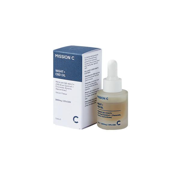 Mission C Night + 2000mg CBD Oil - 10ml - www.justgovape.co.uk