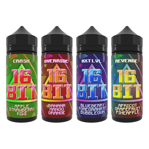 16 Bit 100ml Shortfill 0mg (70VG/30PG) - www.justgovape.co.uk