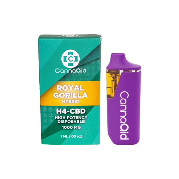 CannaAid 1000mg H4 CBD Disposable Vape Device - www.justgovape.co.uk