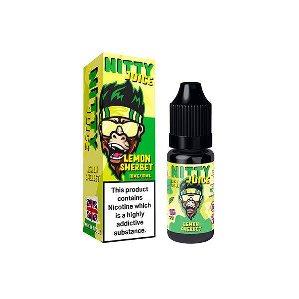 10mg Vapes Bars Nitty Juice Salts 10ml Nic Salt (50VG/50PG) - www.justgovape.co.uk