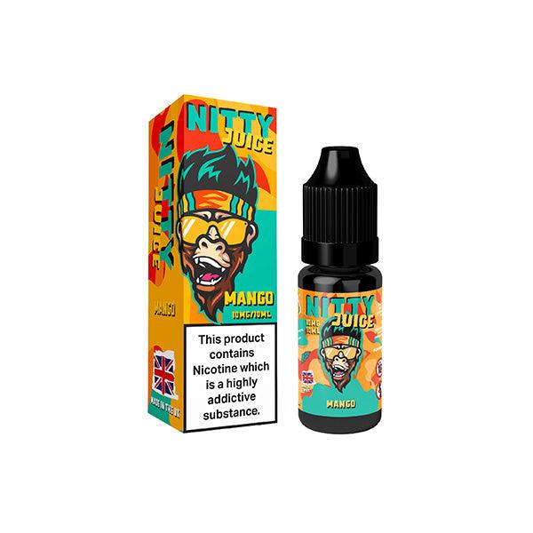 10mg Vapes Bars Nitty Juice Salts 10ml Nic Salt (50VG/50PG) - www.justgovape.co.uk