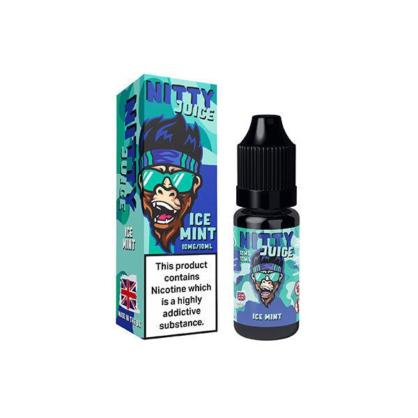 10mg Vapes Bars Nitty Juice Salts 10ml Nic Salt (50VG/50PG) - www.justgovape.co.uk