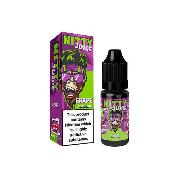 10mg Vapes Bars Nitty Juice Salts 10ml Nic Salt (50VG/50PG) - www.justgovape.co.uk