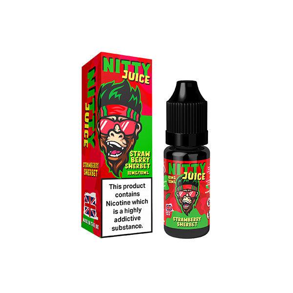 10mg Vapes Bars Nitty Juice Salts 10ml Nic Salt (50VG/50PG) - www.justgovape.co.uk