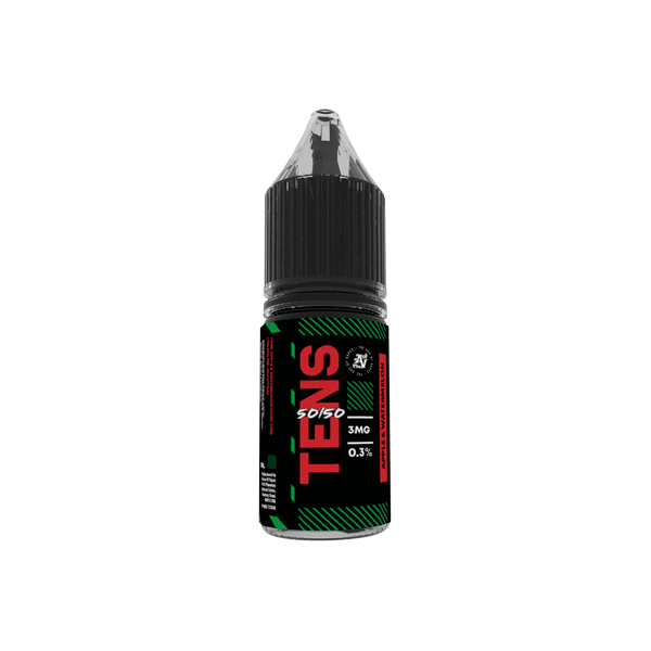 12mg Tens 50/50 10ml (50VG/50PG) - Pack Of 10 - www.justgovape.co.uk