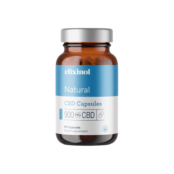 Elixinol 900mg CBD Hemp Oil Natural Capsules - 60 Caps - www.justgovape.co.uk