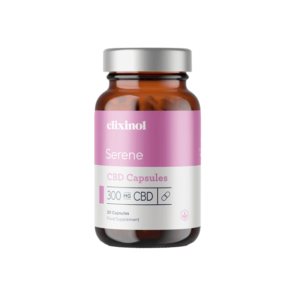 Elixinol 300mg CBD Serene Capsules - 30 Caps - www.justgovape.co.uk