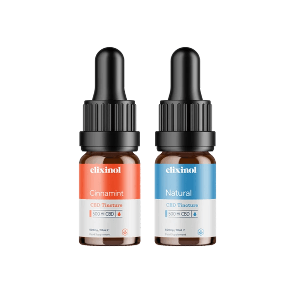 Elixinol 500mg CBD Oil Tinctures - 10ml - www.justgovape.co.uk