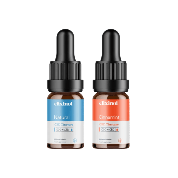 Elixinol 1000mg CBD Oil Tinctures - 10ml - www.justgovape.co.uk