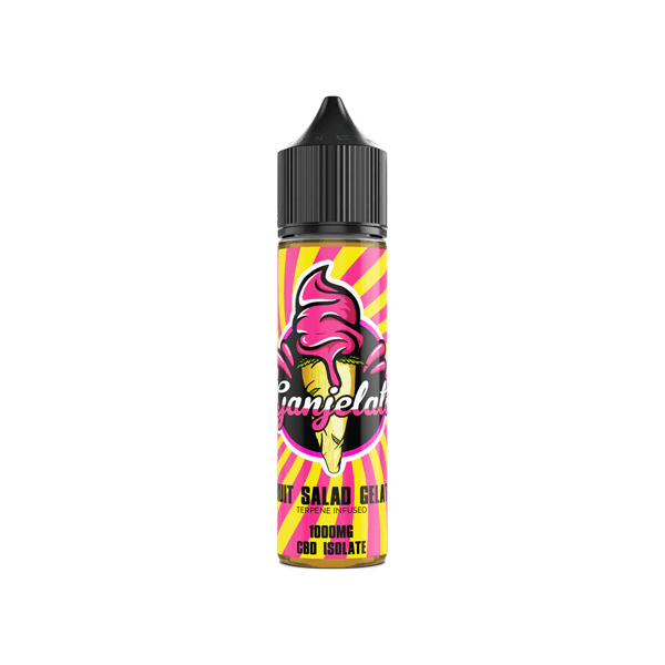 Ganjelato 1000mg CBD Isolate E-liquid 50ml (50VG/50PG) - www.justgovape.co.uk