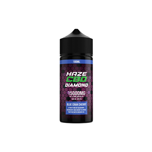 Haze CBD Diamond 15000mg CBD E-Liquid 100ml - www.justgovape.co.uk