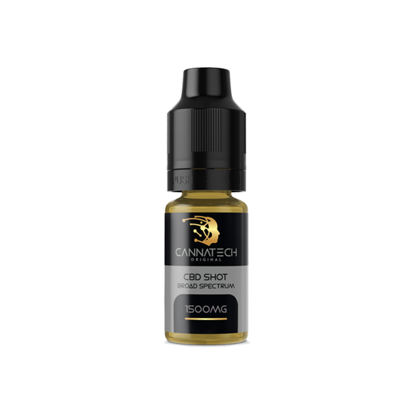 Cannatech 1500mg Broad Spectrum CBD Shot 10ml (100PG) - www.justgovape.co.uk