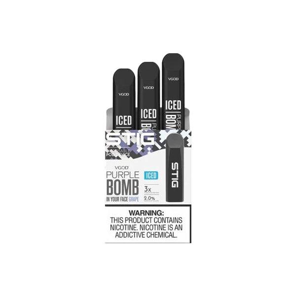 VGOD Stig Disposable Pod Vape Kits 3PCS - www.justgovape.co.uk