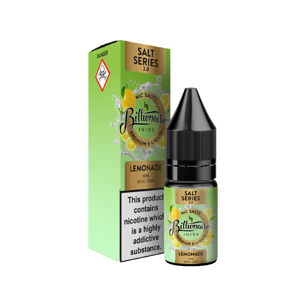 10mg Billionaire Juice Salt Series 2.0 10ml Nic Salts (50VG/50PG) - www.justgovape.co.uk