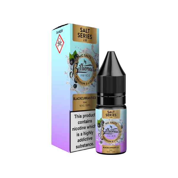 10mg Billionaire Juice Salt Series 2.0 10ml Nic Salts (50VG/50PG) - www.justgovape.co.uk