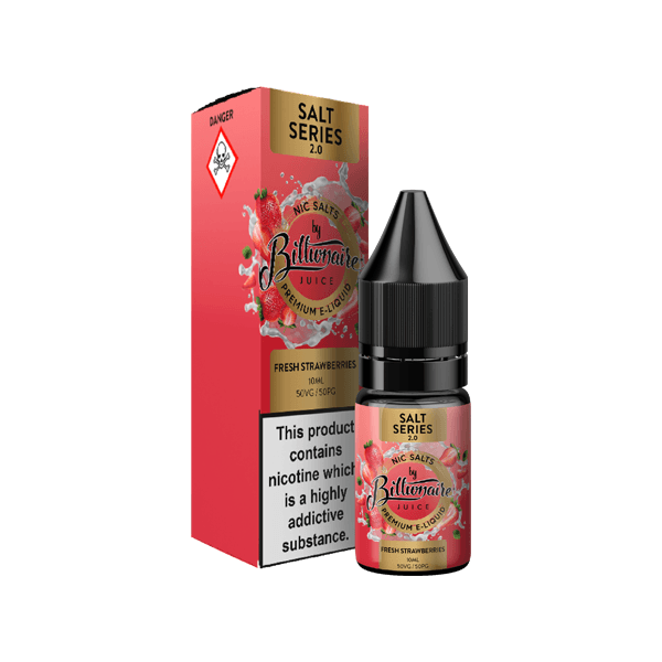 10mg Billionaire Juice Salt Series 2.0 10ml Nic Salts (50VG/50PG) - www.justgovape.co.uk