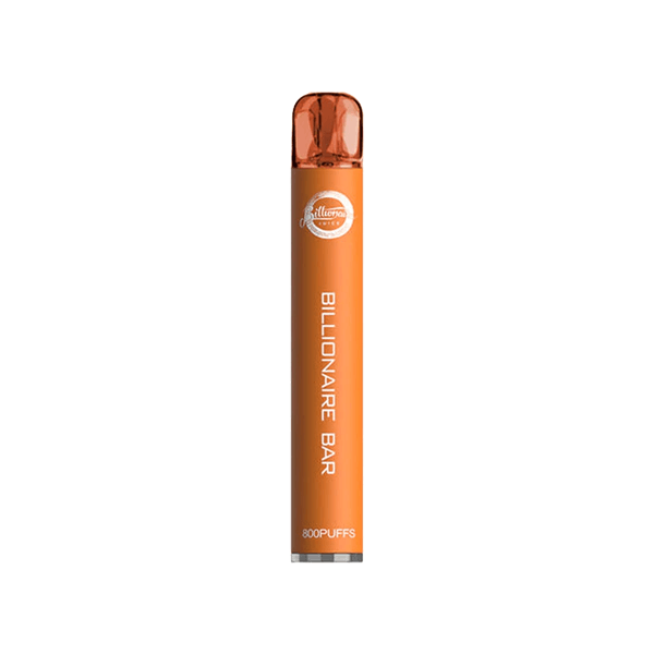 20mg Billionaire Bar 800 Disposable Vape Device 800 Puffs - www.justgovape.co.uk