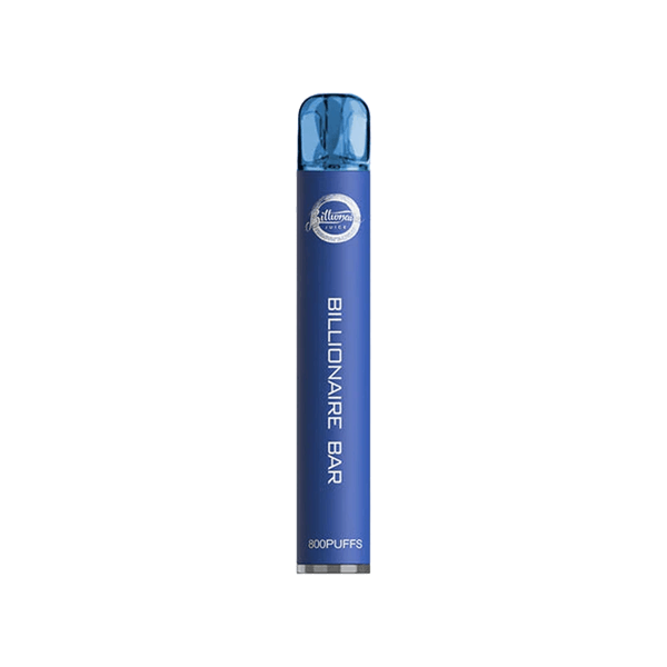 20mg Billionaire Bar 800 Disposable Vape Device 800 Puffs - www.justgovape.co.uk