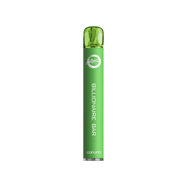 20mg Billionaire Bar 800 Disposable Vape Device 800 Puffs - www.justgovape.co.uk