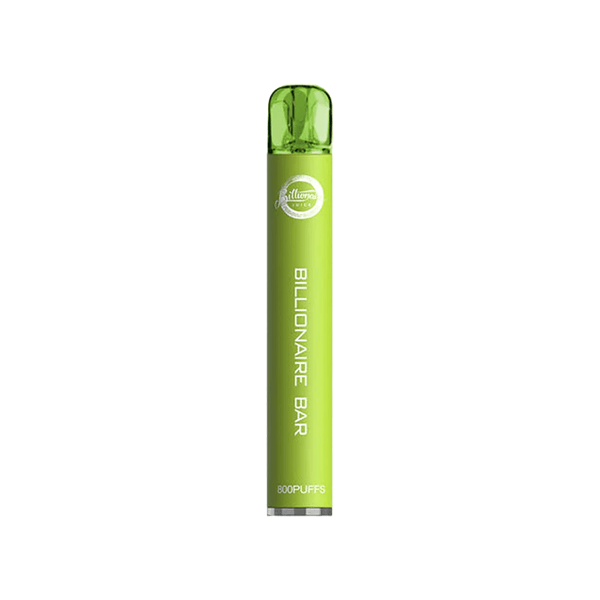 20mg Billionaire Bar 800 Disposable Vape Device 800 Puffs - www.justgovape.co.uk