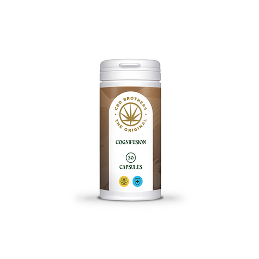 CBD Brothers Cognifusion 500mg Capsules - 30 Caps - www.justgovape.co.uk